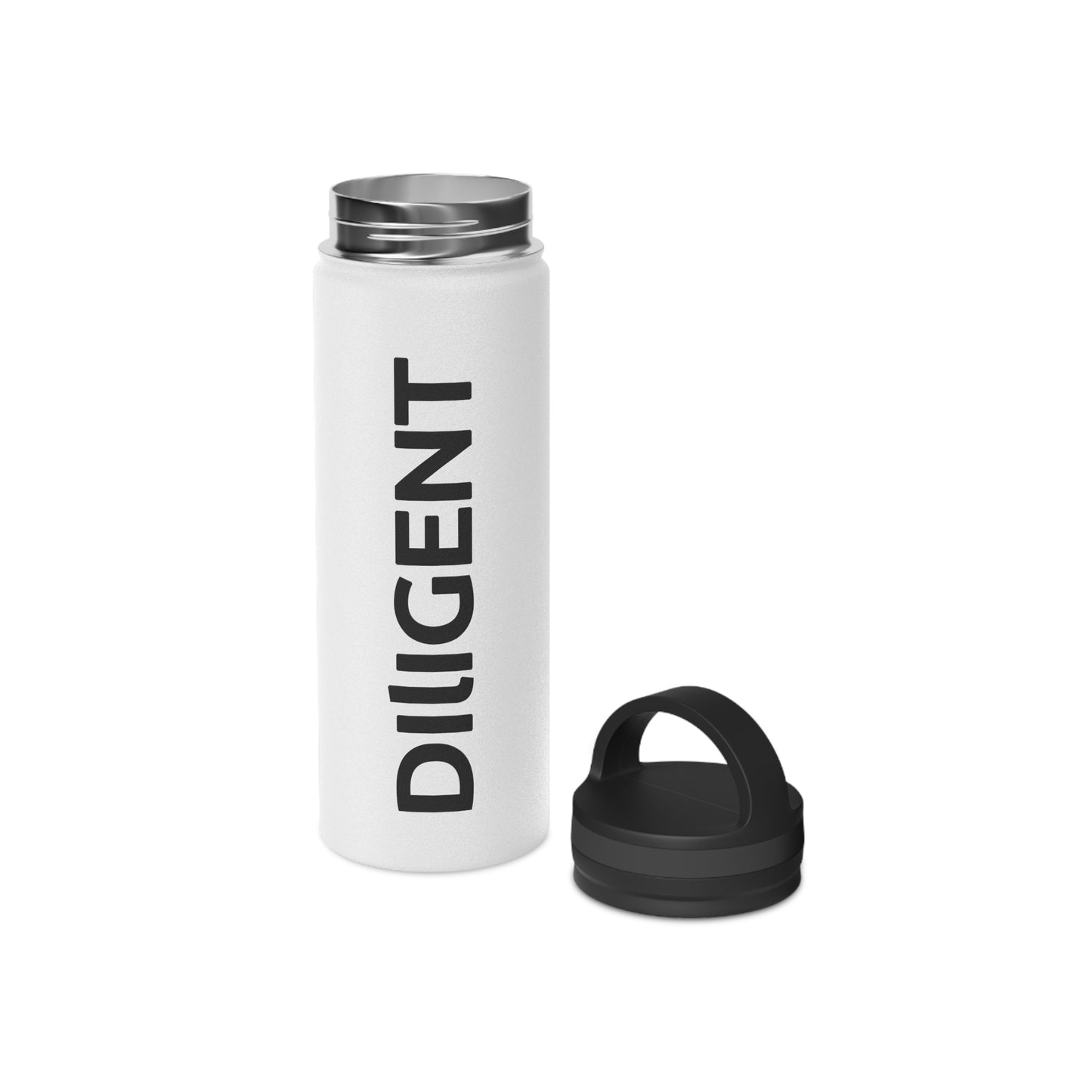 Stainless Steel Water Bottle, Handle Lid